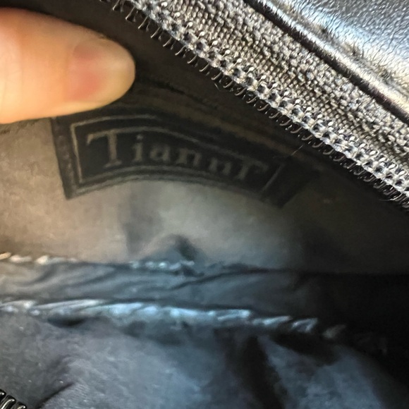 Vintage Woven Leather Crossbody Bag Boho Basket Weave Mini Purse - Picture 8 of 9